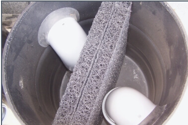 Peskolov z dvojnim pralnim filtrom ekohit